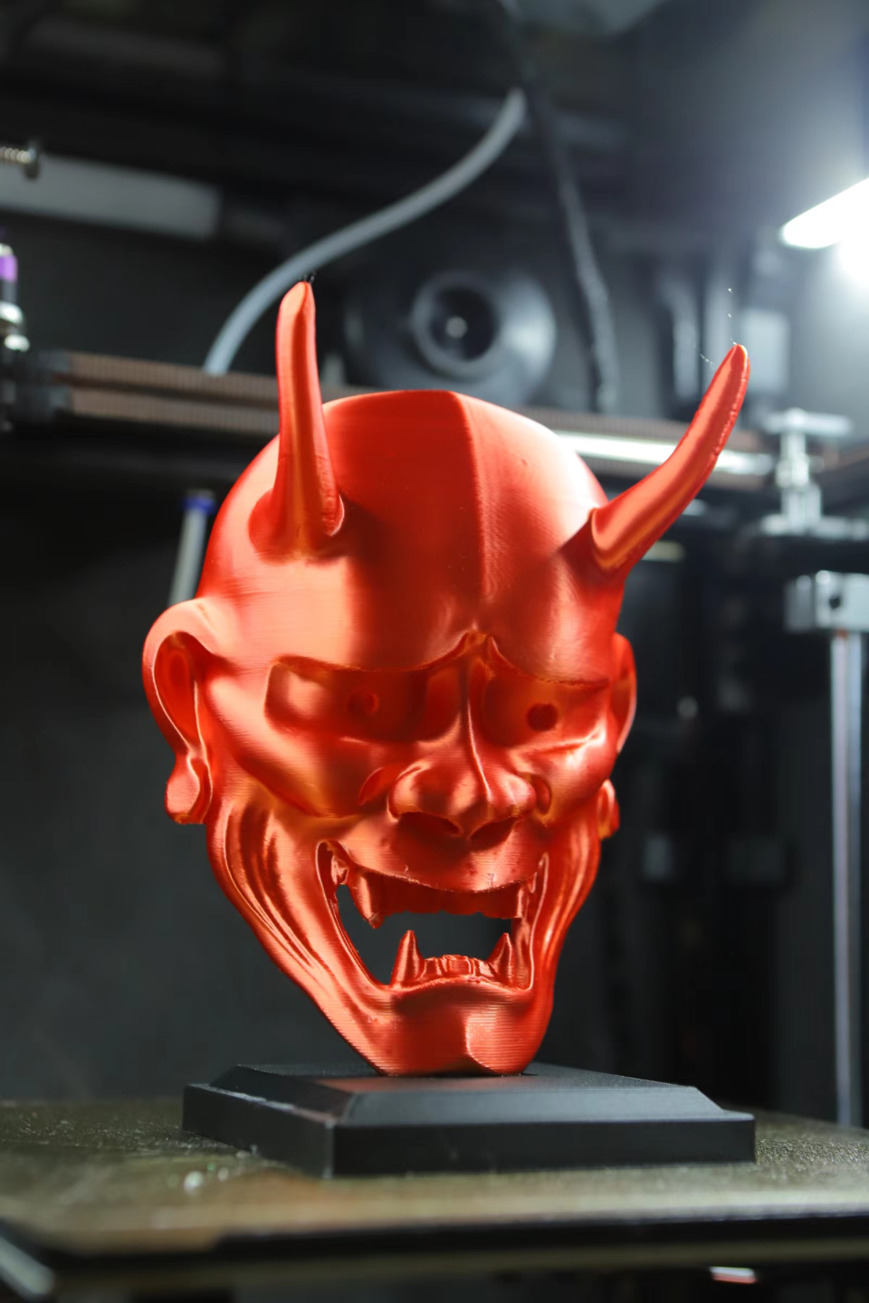 Demon mask ornaments