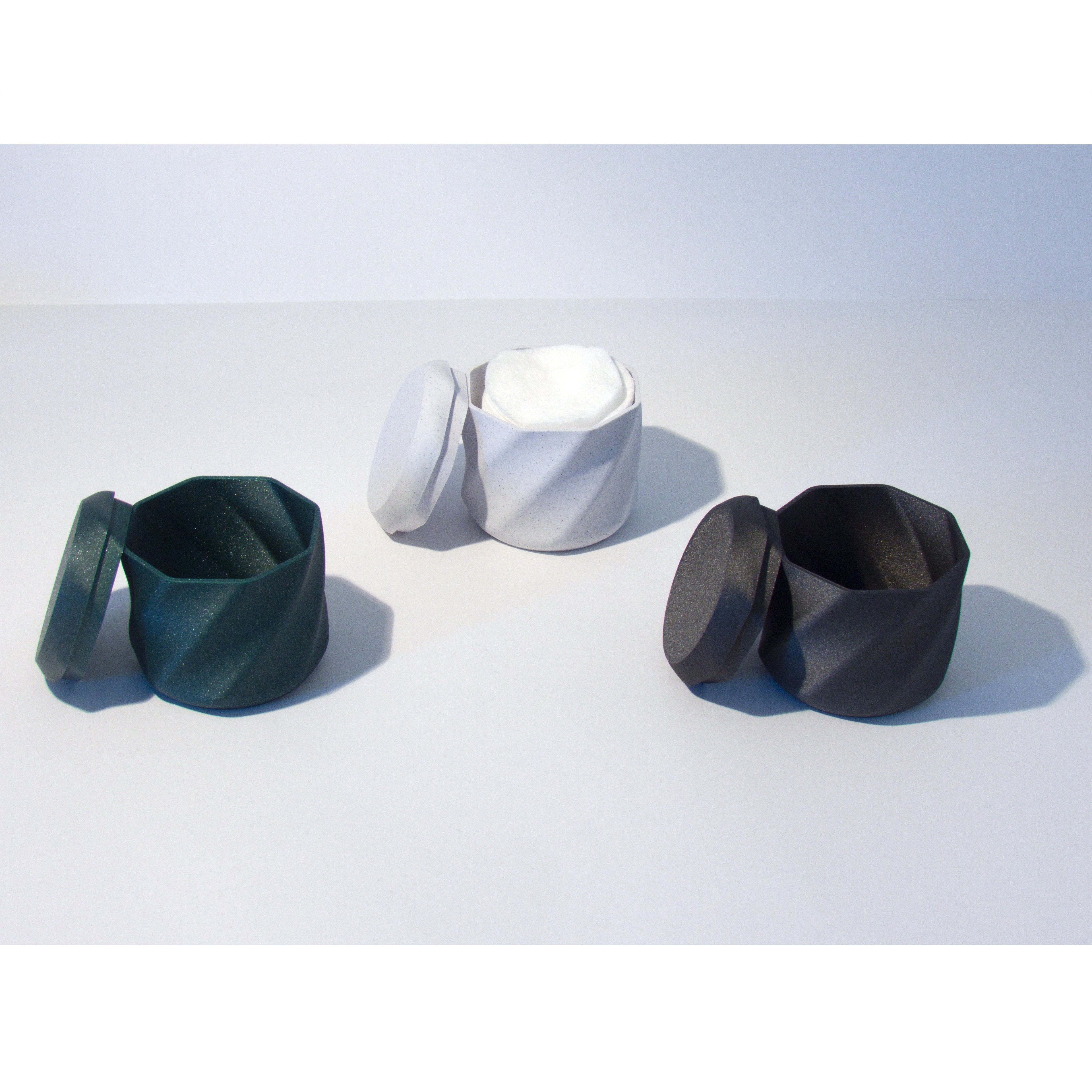 Octagonal Box for Cotton Pads