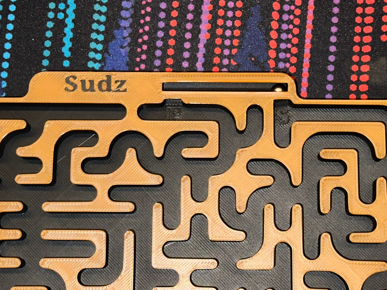 Marble 6mm BB Maze - Curved Square Racetrack