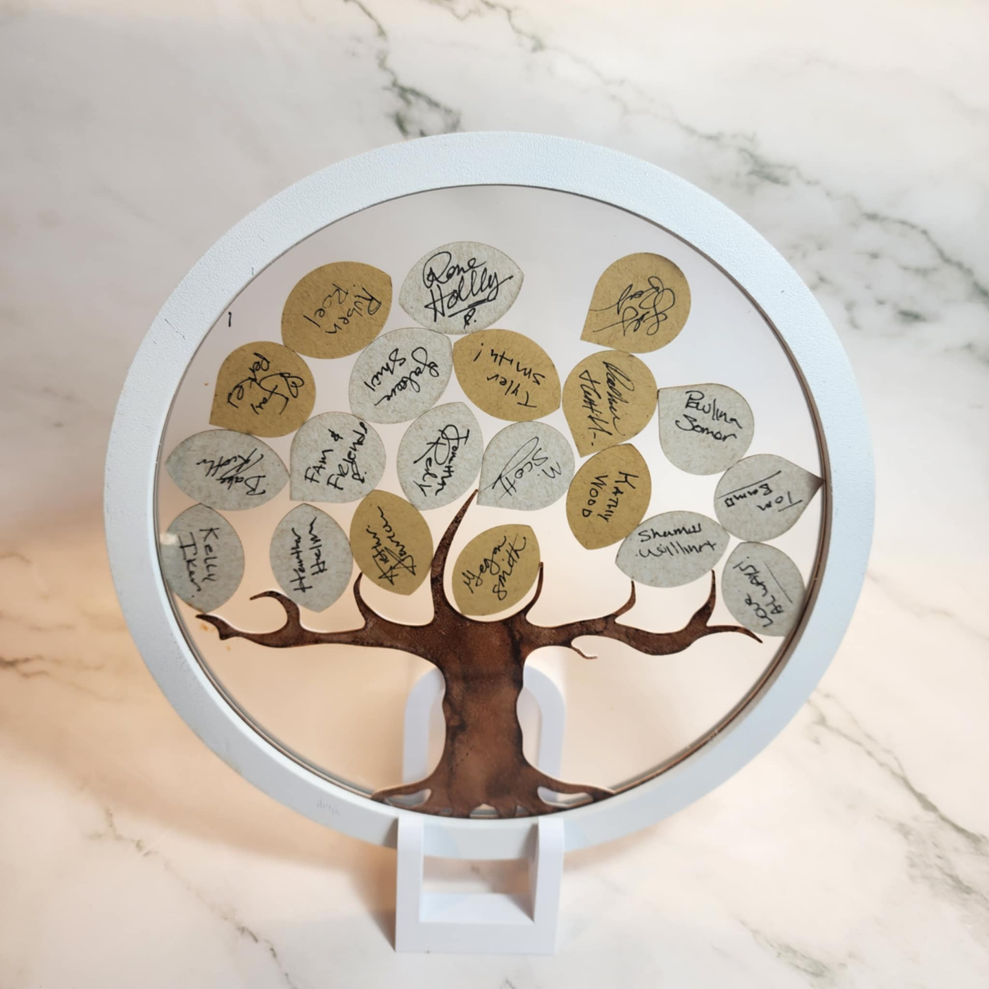 Wedding Guest Book Tree + Leaves Decoration