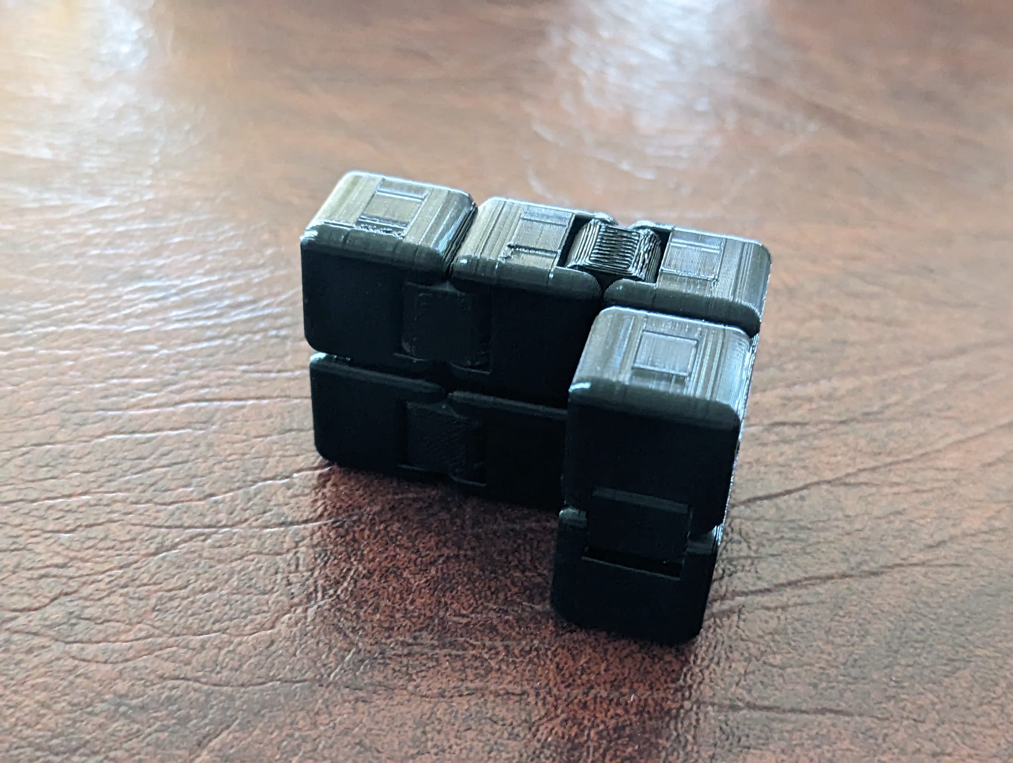 Magnetic fidget infinity cube