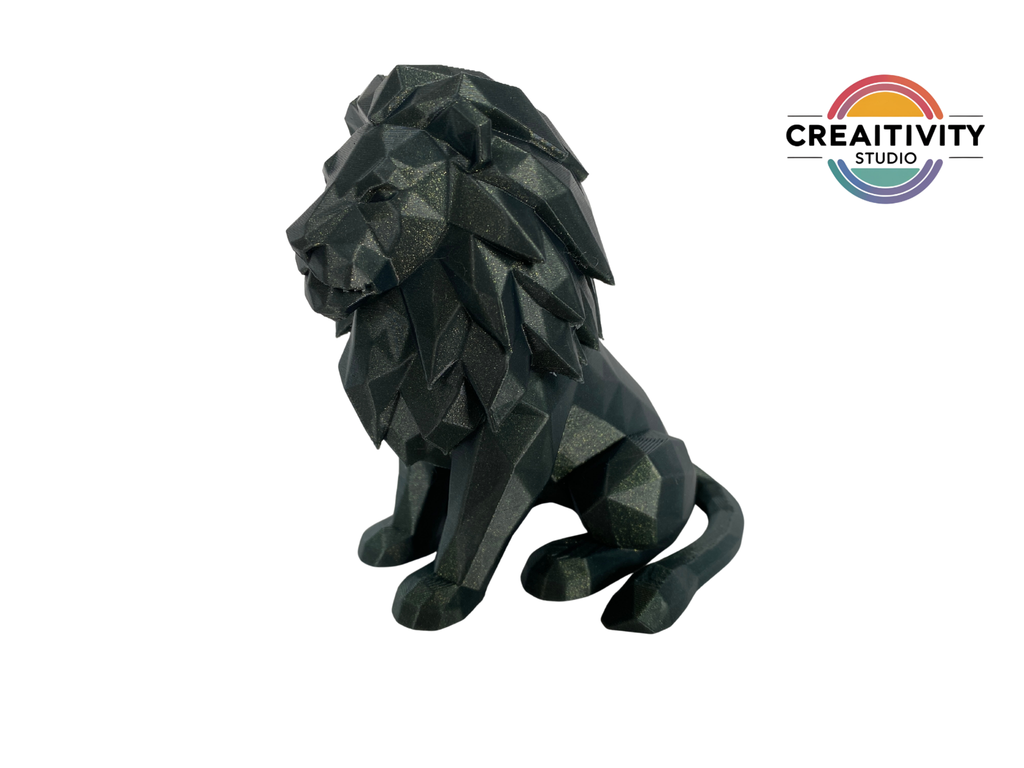 Low Poly - Löwe "Veyronis" - Free Commercial Use