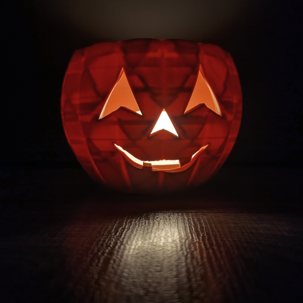 Halloween pumpkin lamp