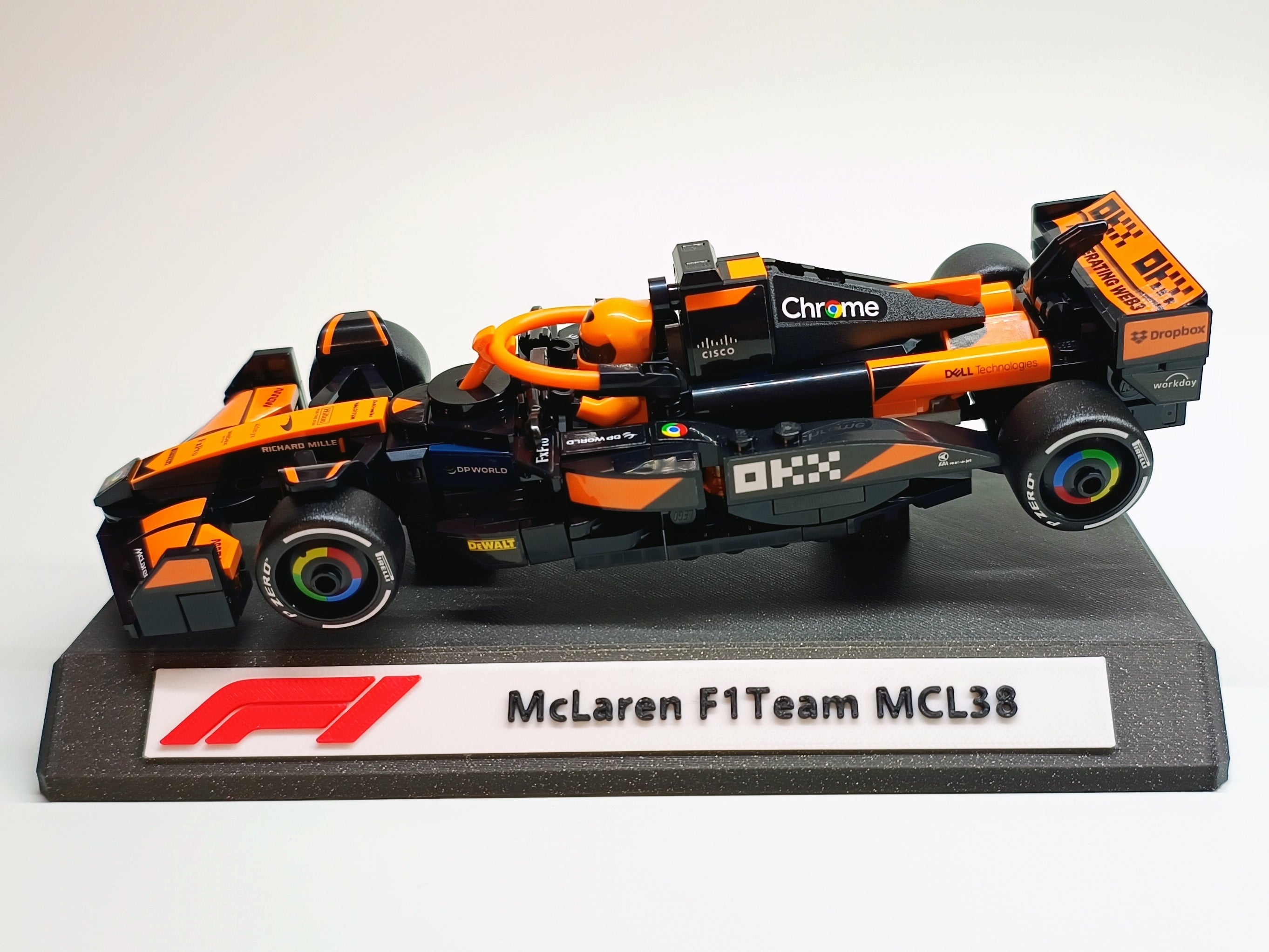 F1 Display Stand for LegoBricks Speed Champions