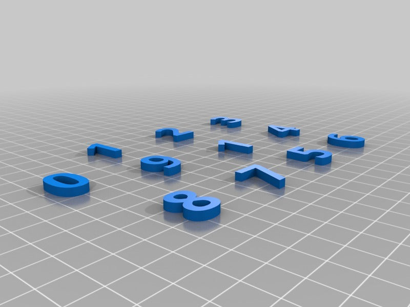 D&D Numbered Markers/Tokens
