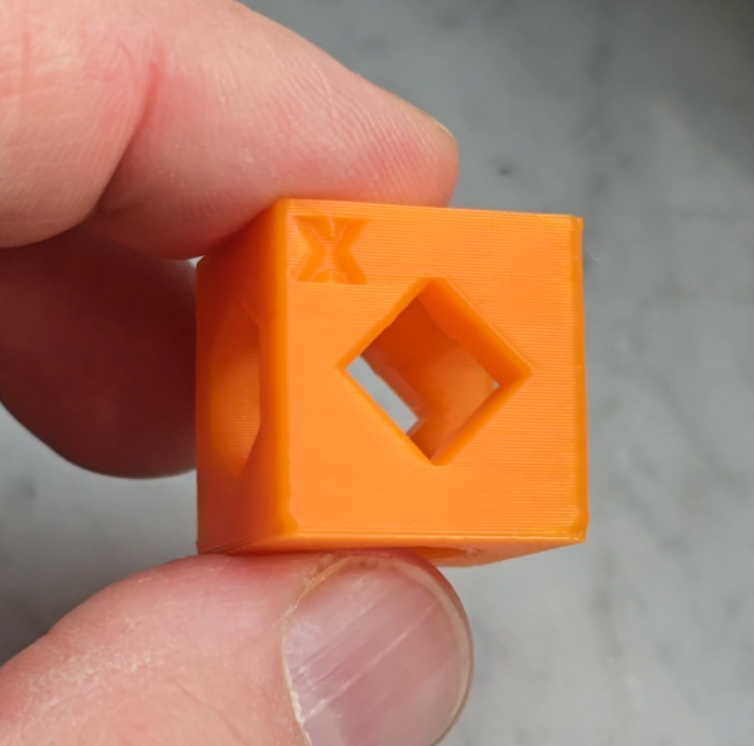 Calibration Cube Hollow by BRI
