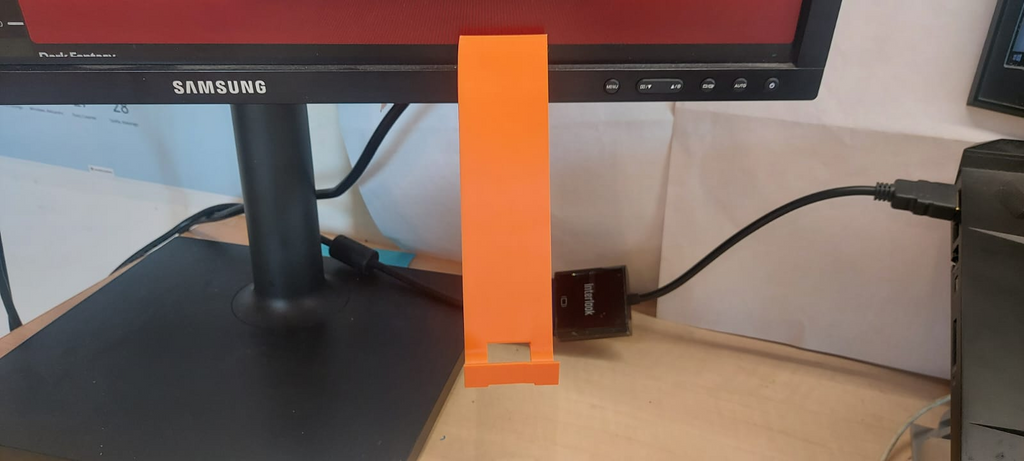 Monitor phone holder
