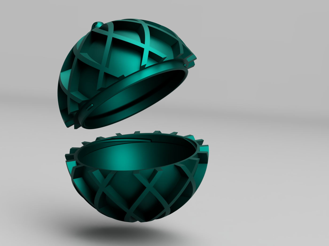 Christmas ornament with surprise