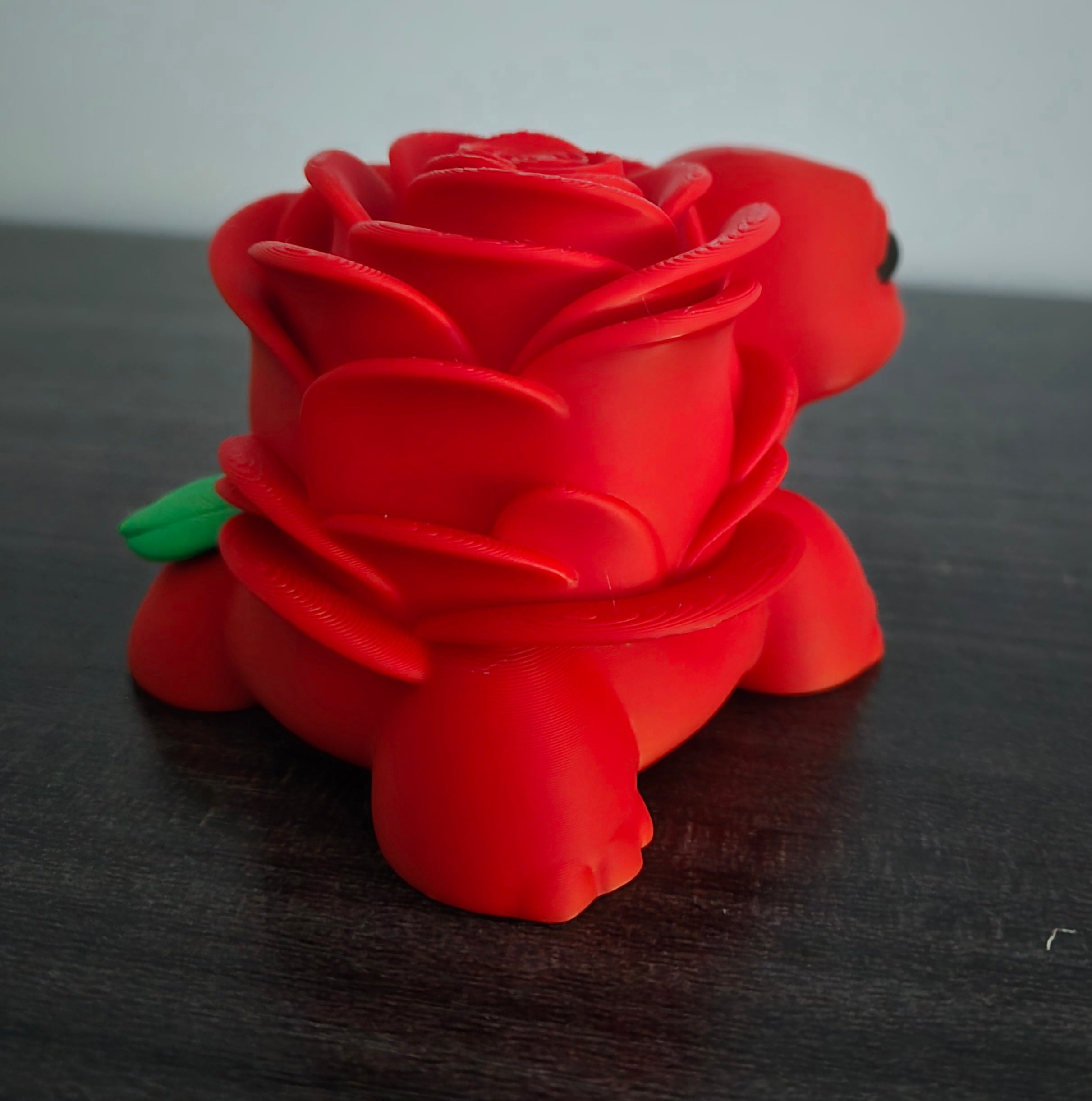 Rose Shell Turtle – Cute Floral Turtle Figurine