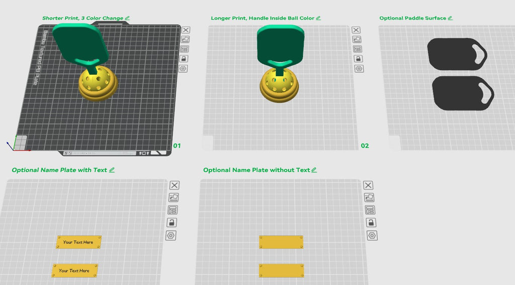 Pickleball Trophy