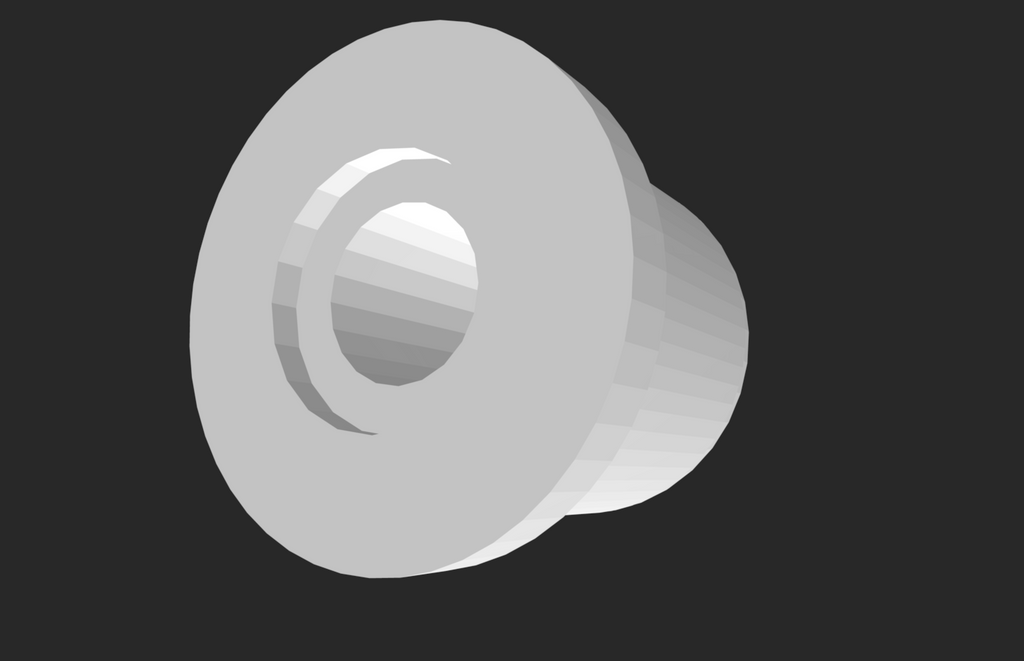 Trailer handbrake lever knob