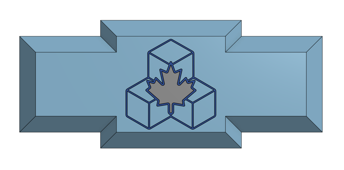 Rubik's Clock Cover - Speedcubing Canada Logo
