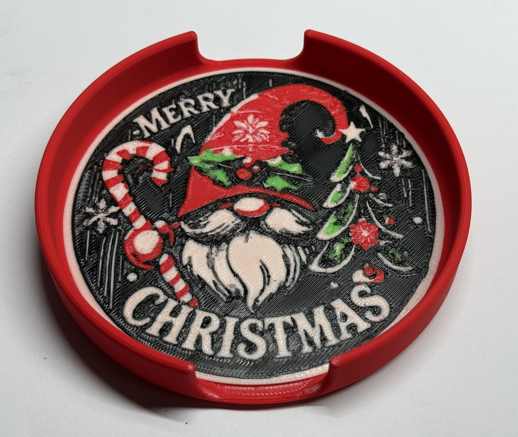 Coasters Christmas with container