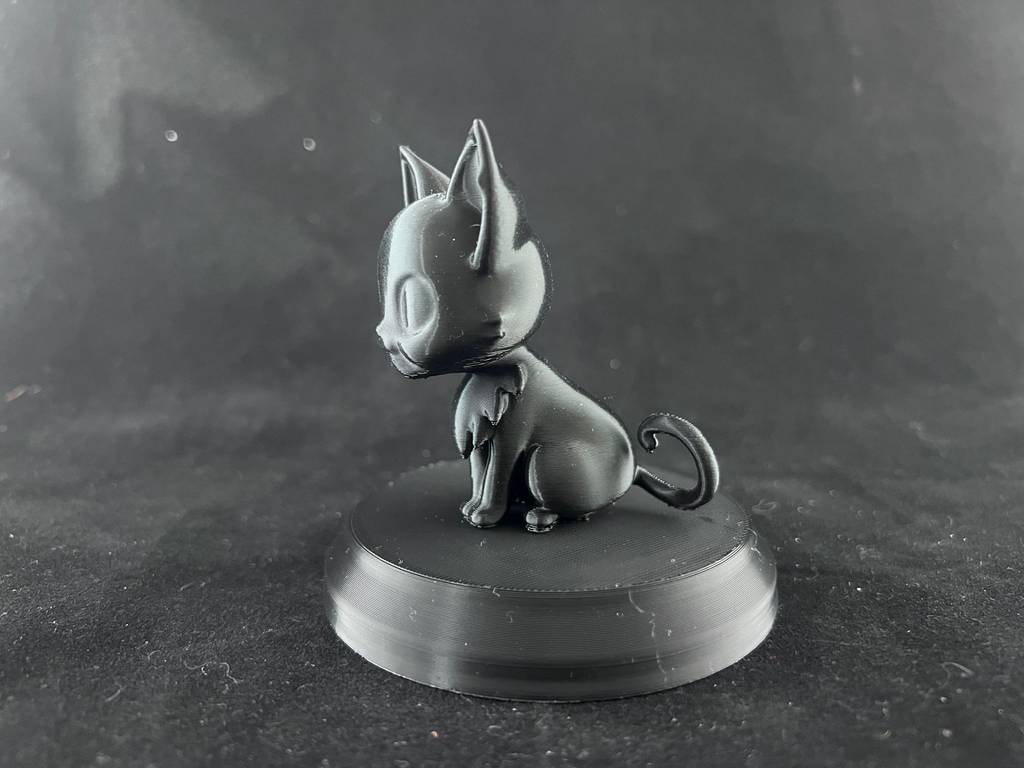 Cute Cat with Fuzzy Fur - Printmon Maker