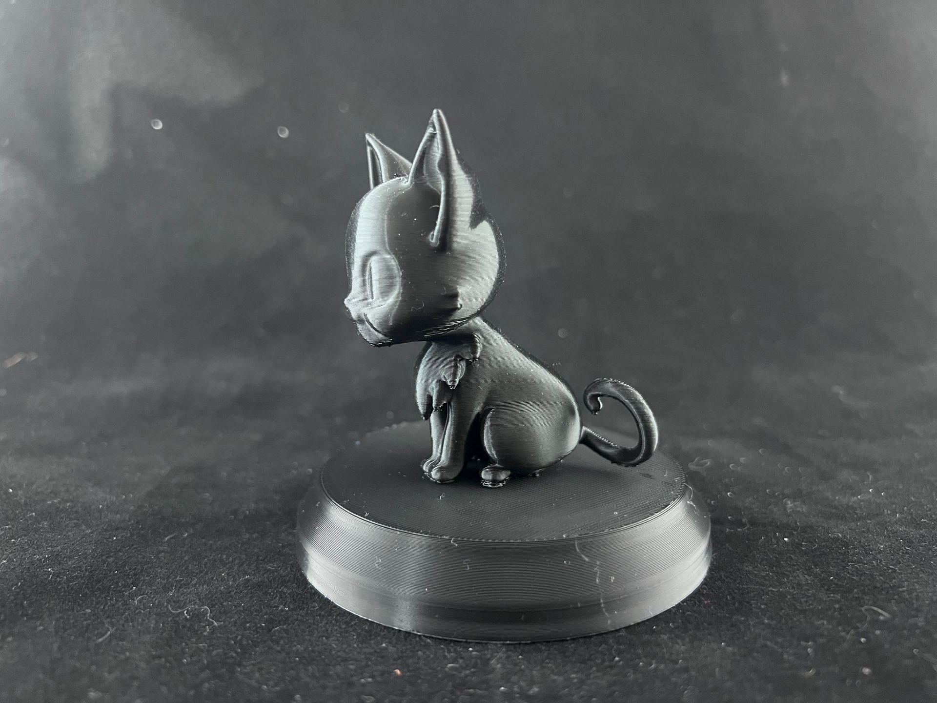 Cute Cat with Fuzzy Fur - Printmon Maker