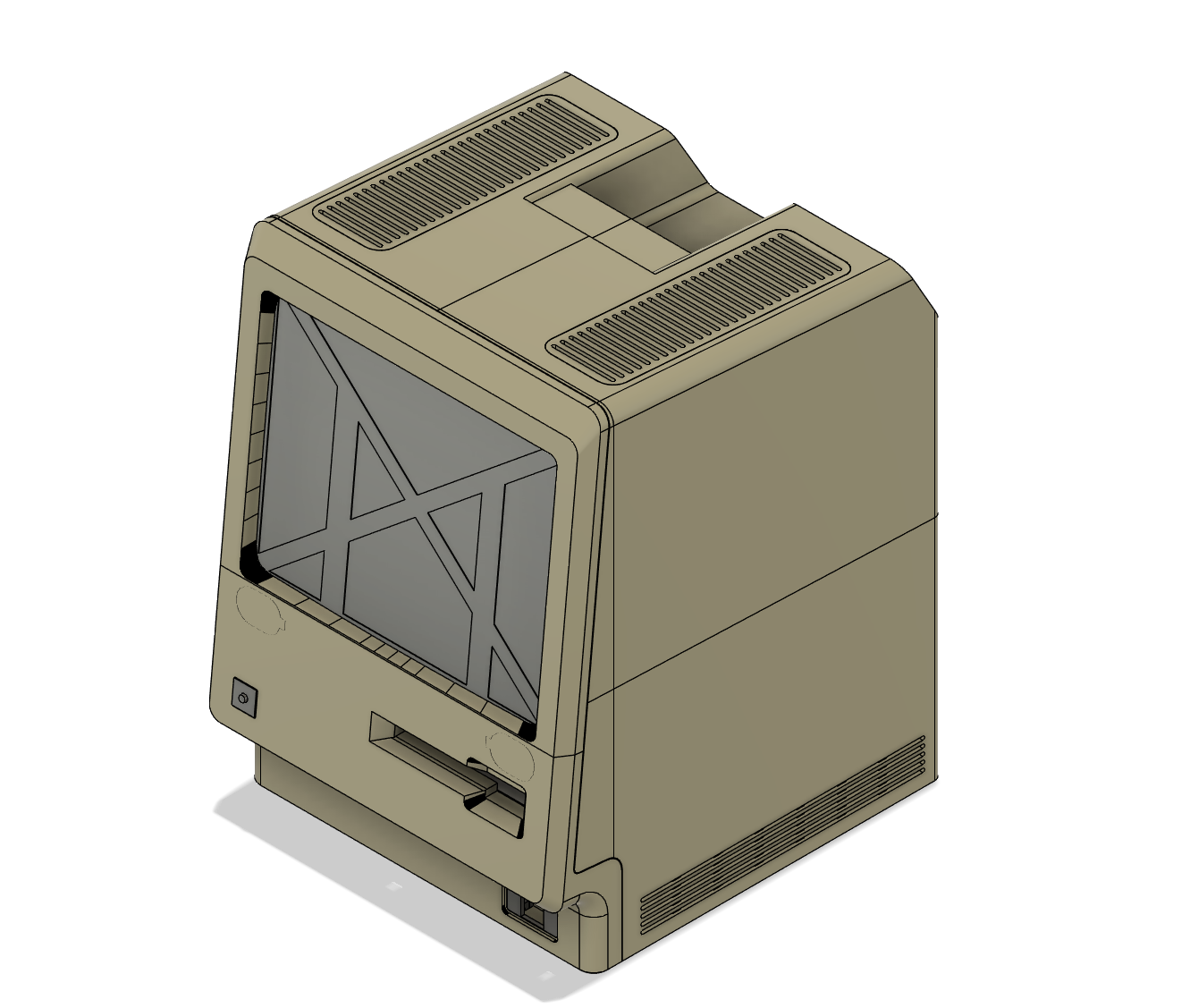 Packintosh - Mac 128 mini-ITX PC case
