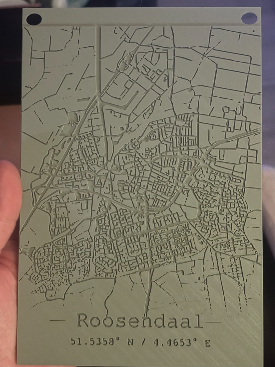 map of the city of roosendaal