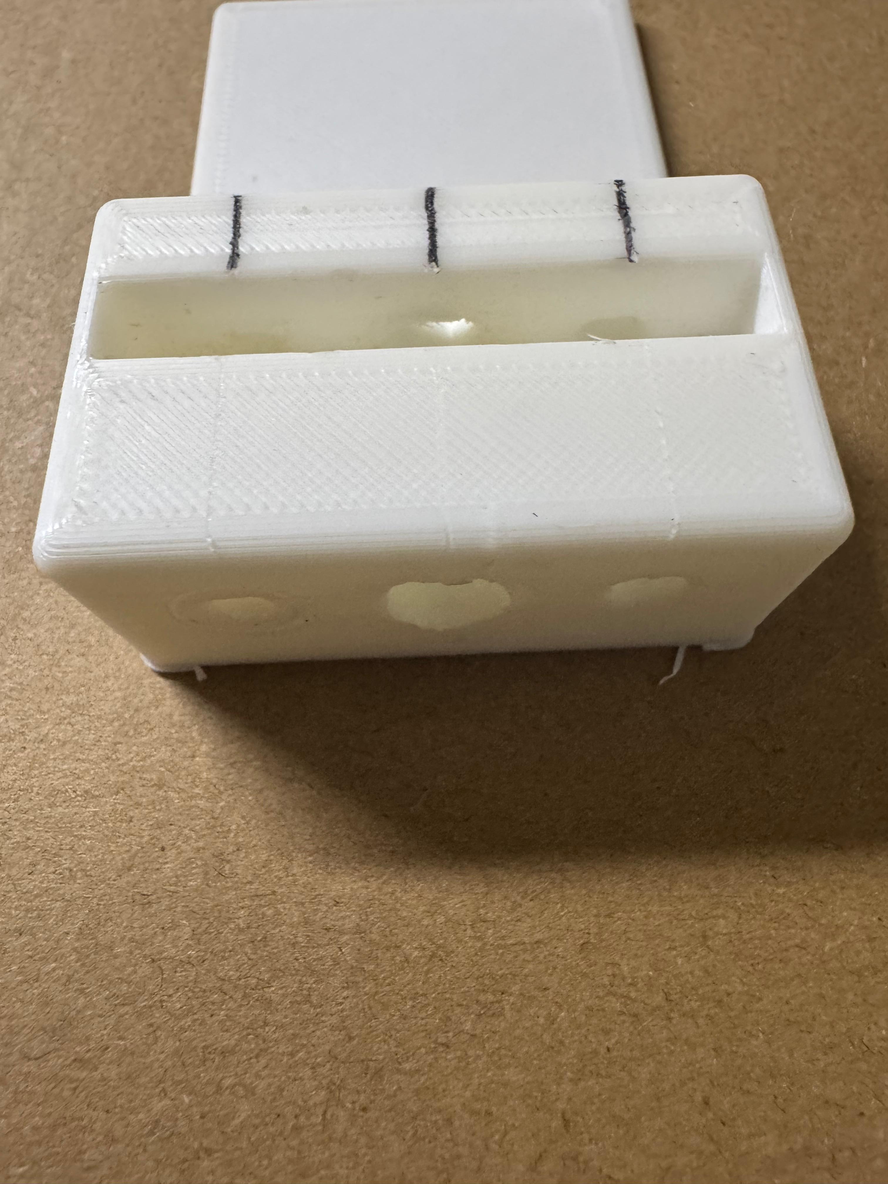 Guide for wood dowels and connecting screws