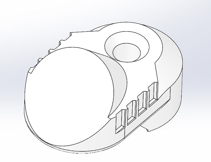 AMS Feeder Button NEW - also with PTFE tube [Bambu Lab X1/ X1C]