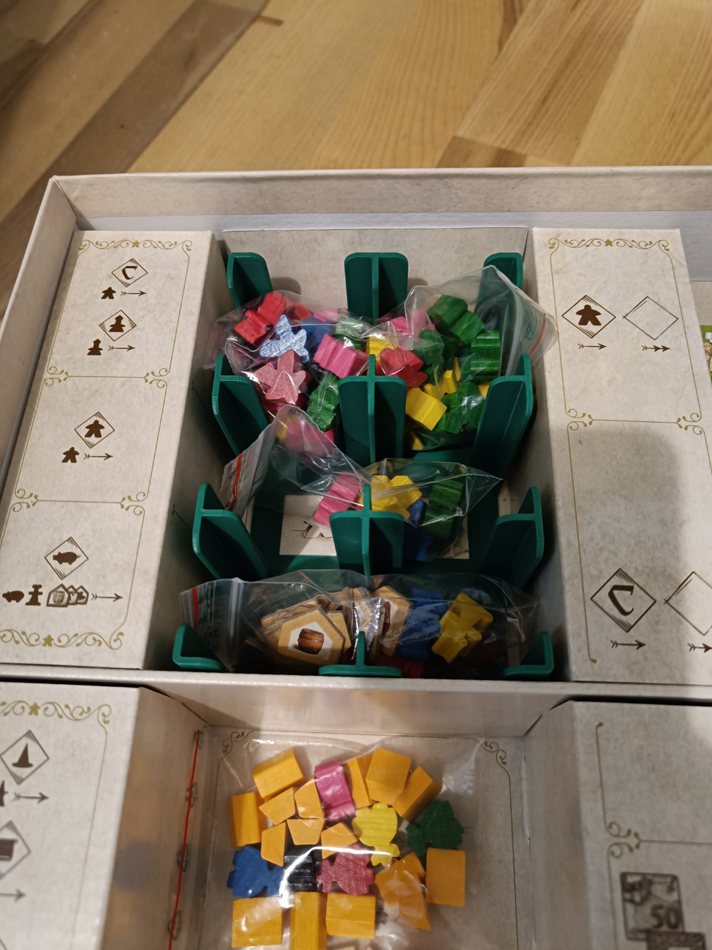 Carcassonne tile holder - perfect for big box