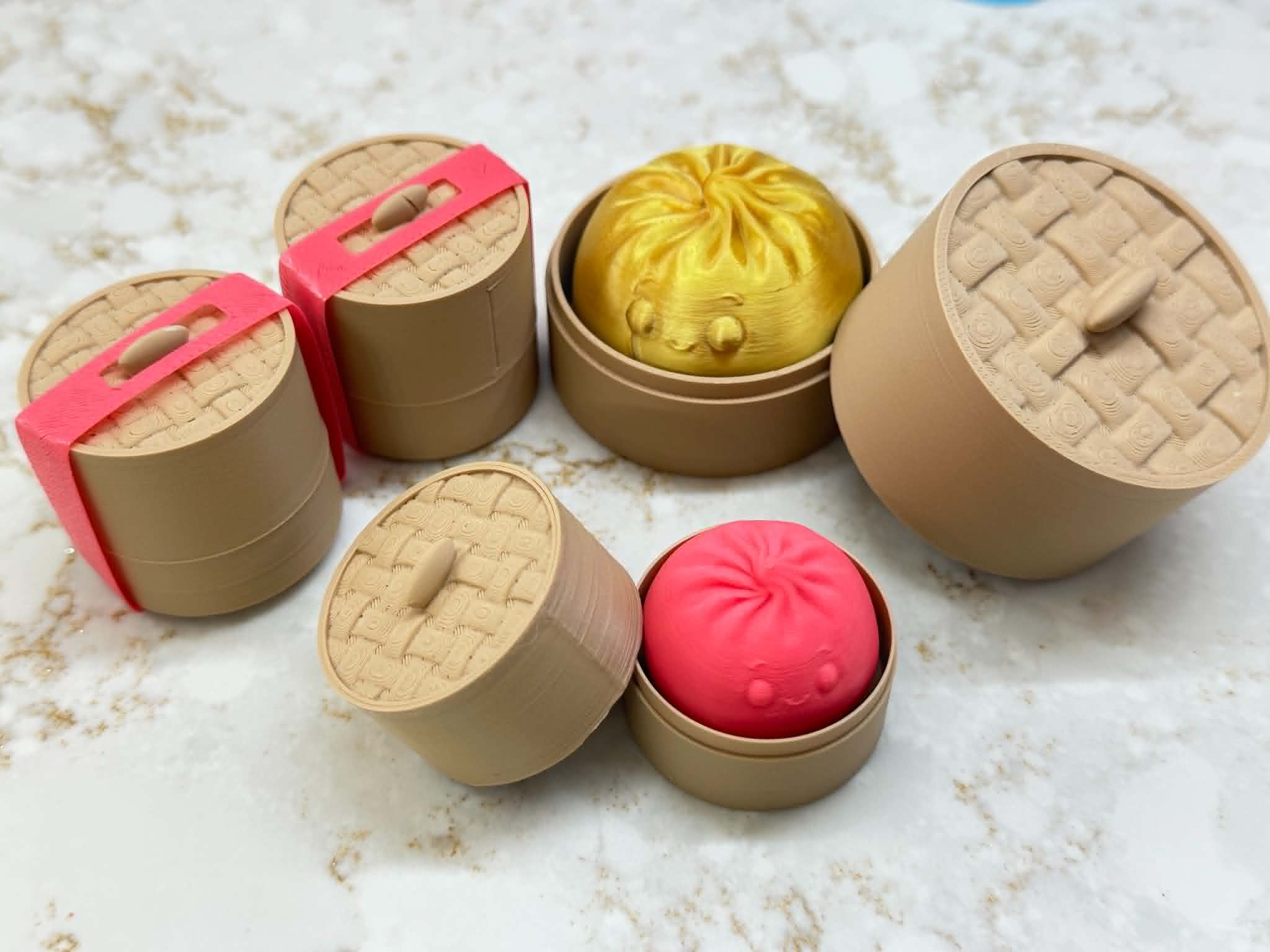 Squishy Dumpling Fidget Clickers Free to sell