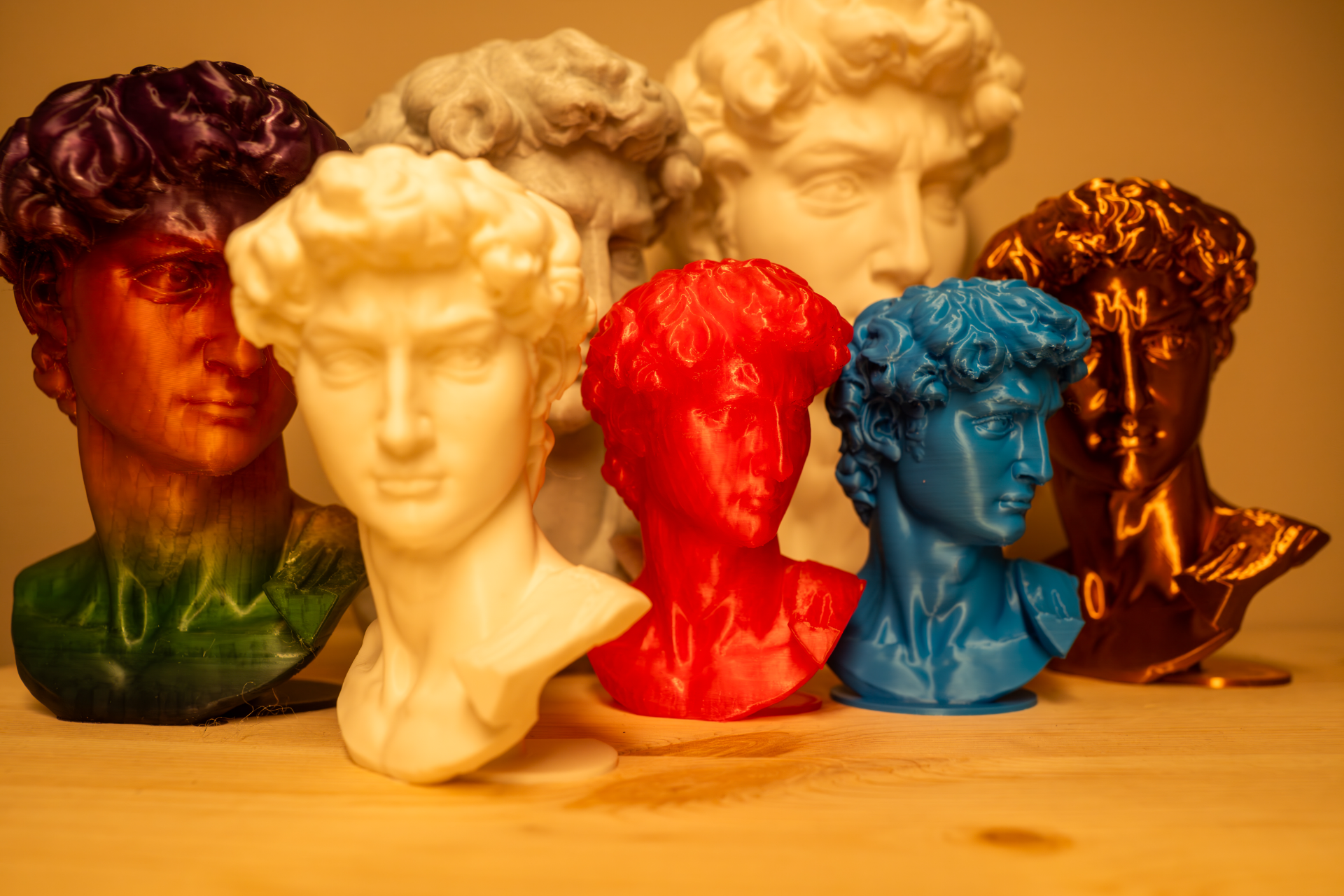 Head of Michelangelo's David
