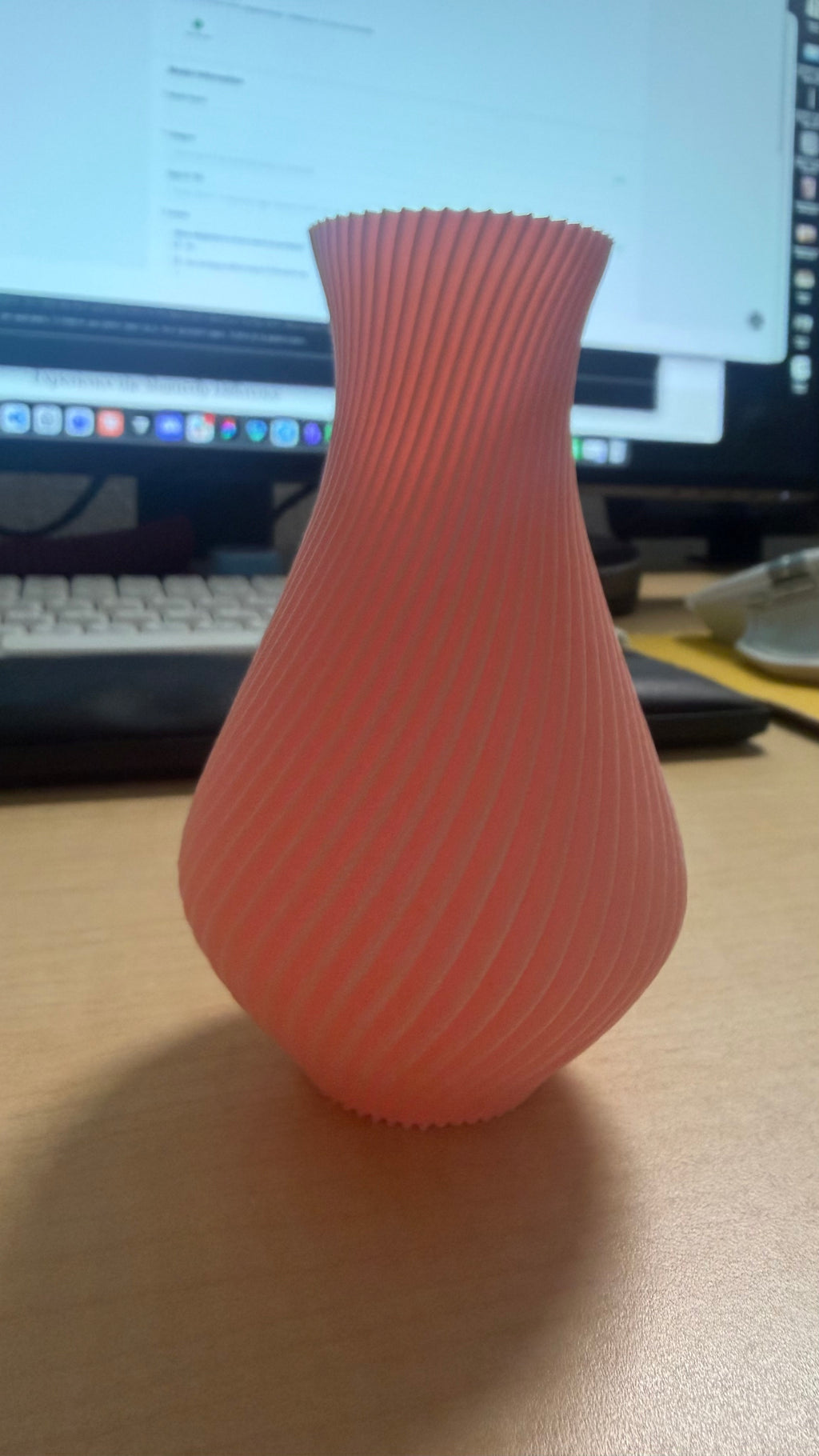 Helix Vase: Twisted Fluted Vase