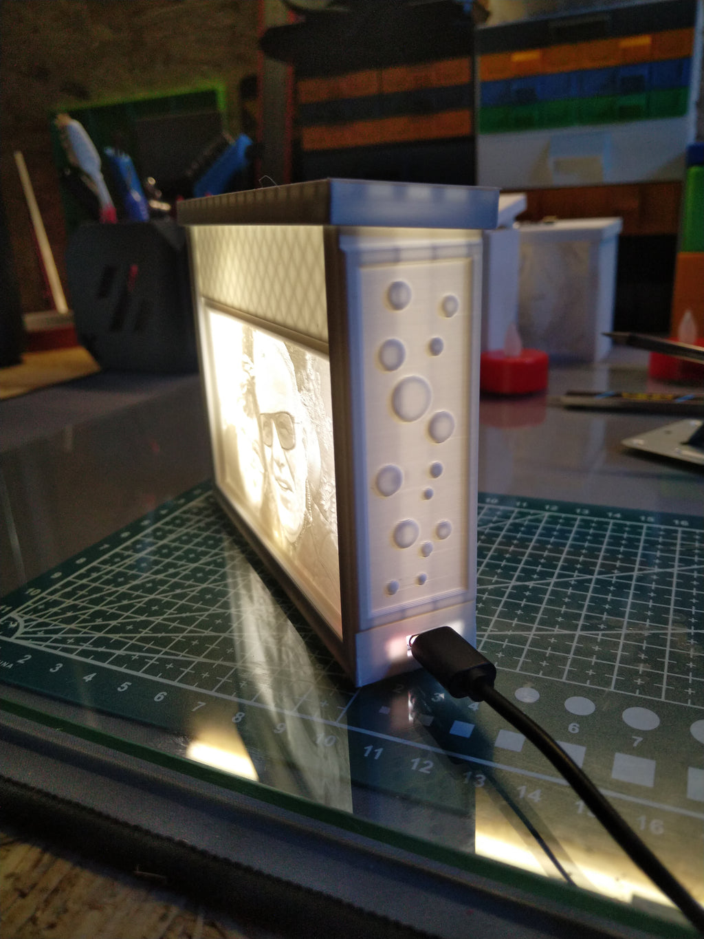 Lithopane Frame Box V3 for LED STRIP