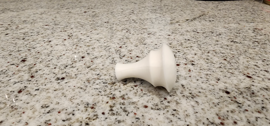Simple dresser, cabinet or desk knob