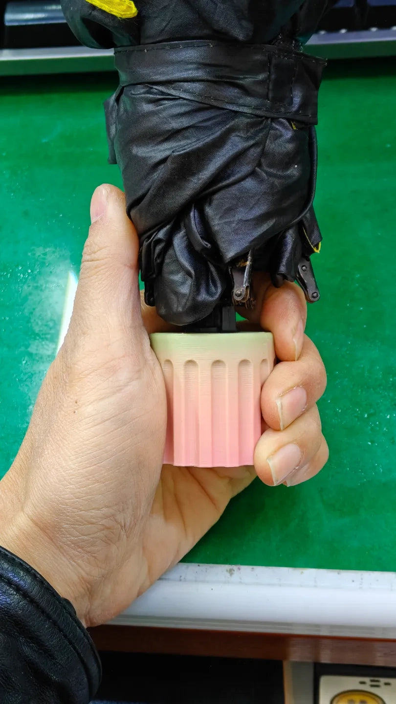 简易雨伞手柄42mm 手柄螺纹直径15mm，螺纹间距1.5
