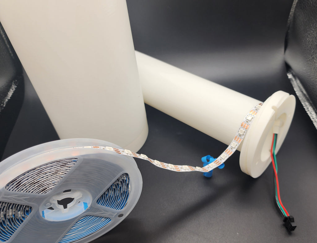 Smooth Cylinder Lamp for LED Strip Lights