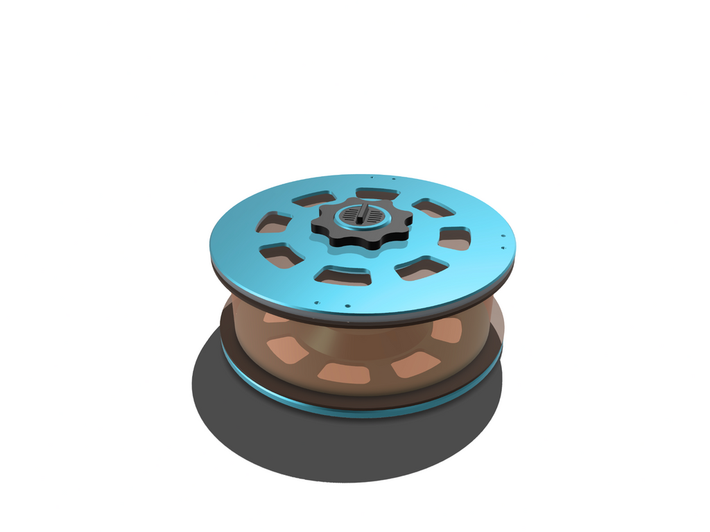 Universal Cardboard Spool Adapter by RC3D