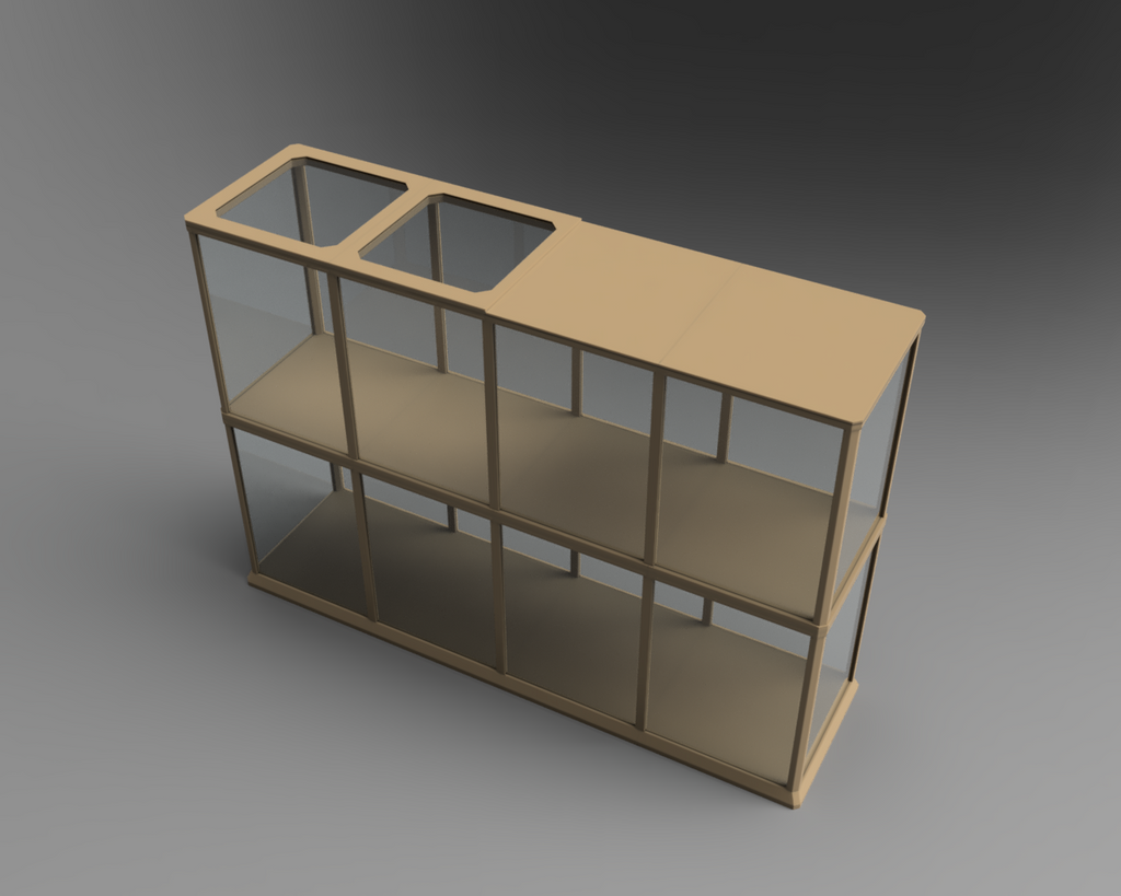 Top Level Addon for Stackable Display Case