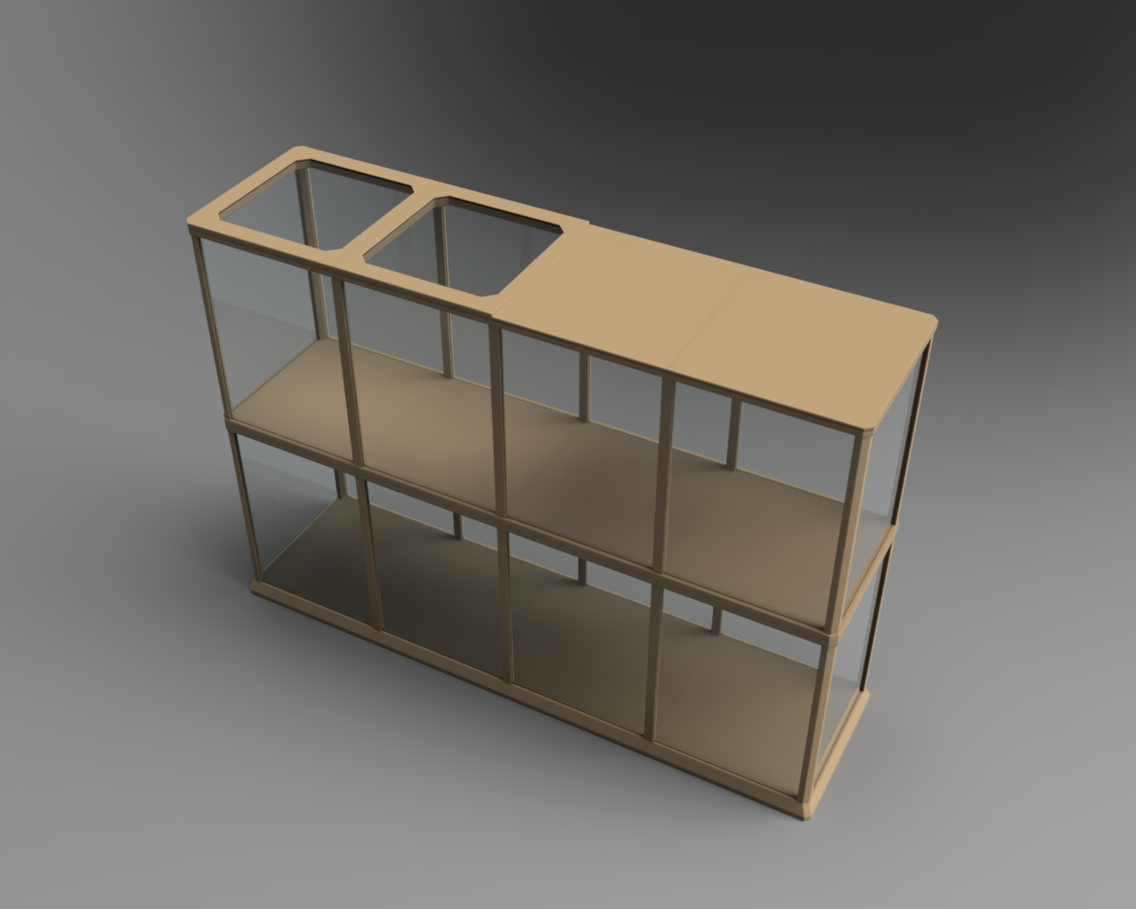 Top Level Addon for Stackable Display Case