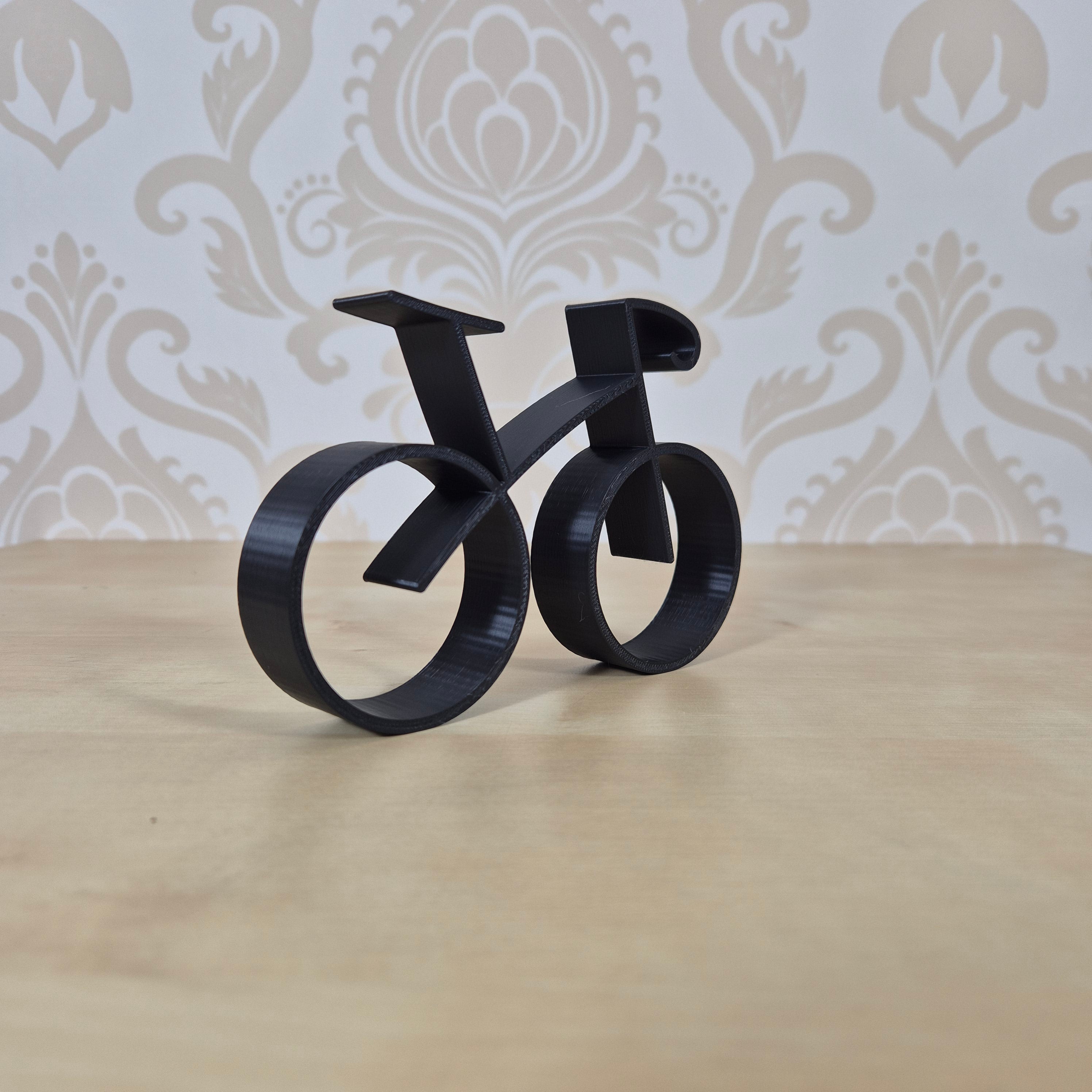 Minimalist Bicycle Decoration - line art