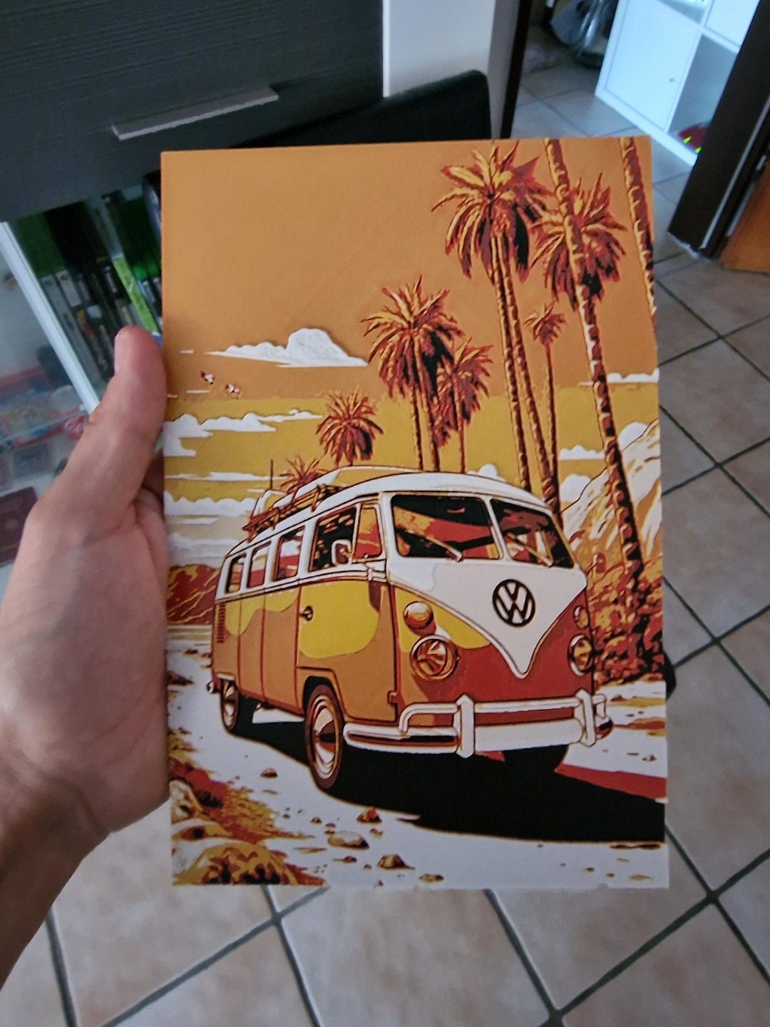 VW Bus Hueforge