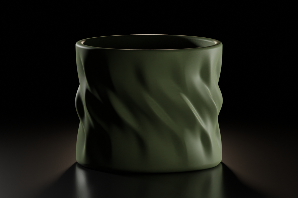 Twisted Plant Pot
