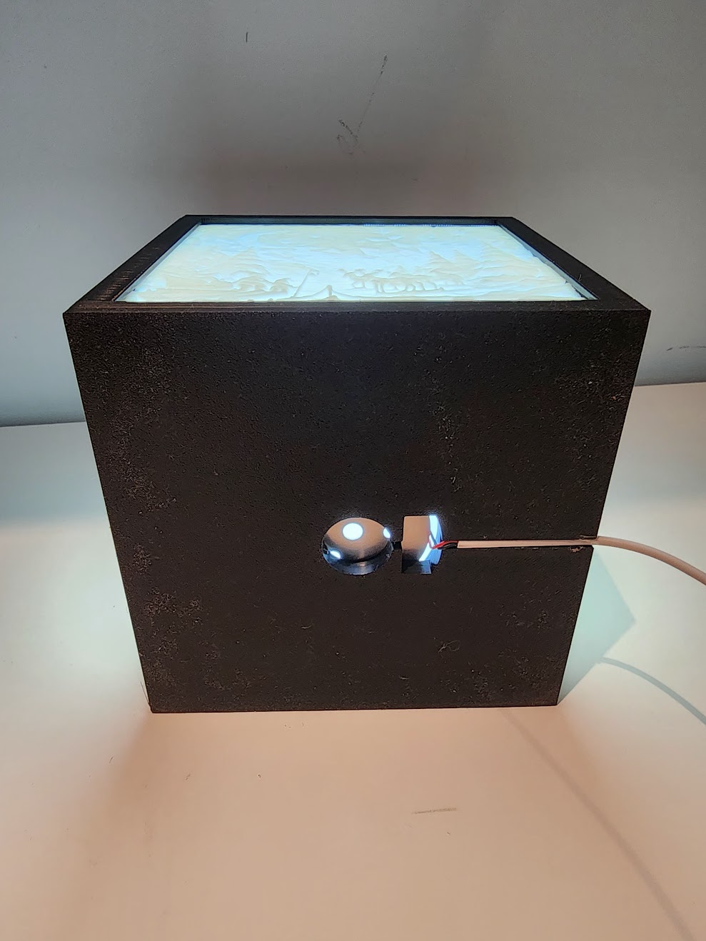 Cube Lamp Lithophane