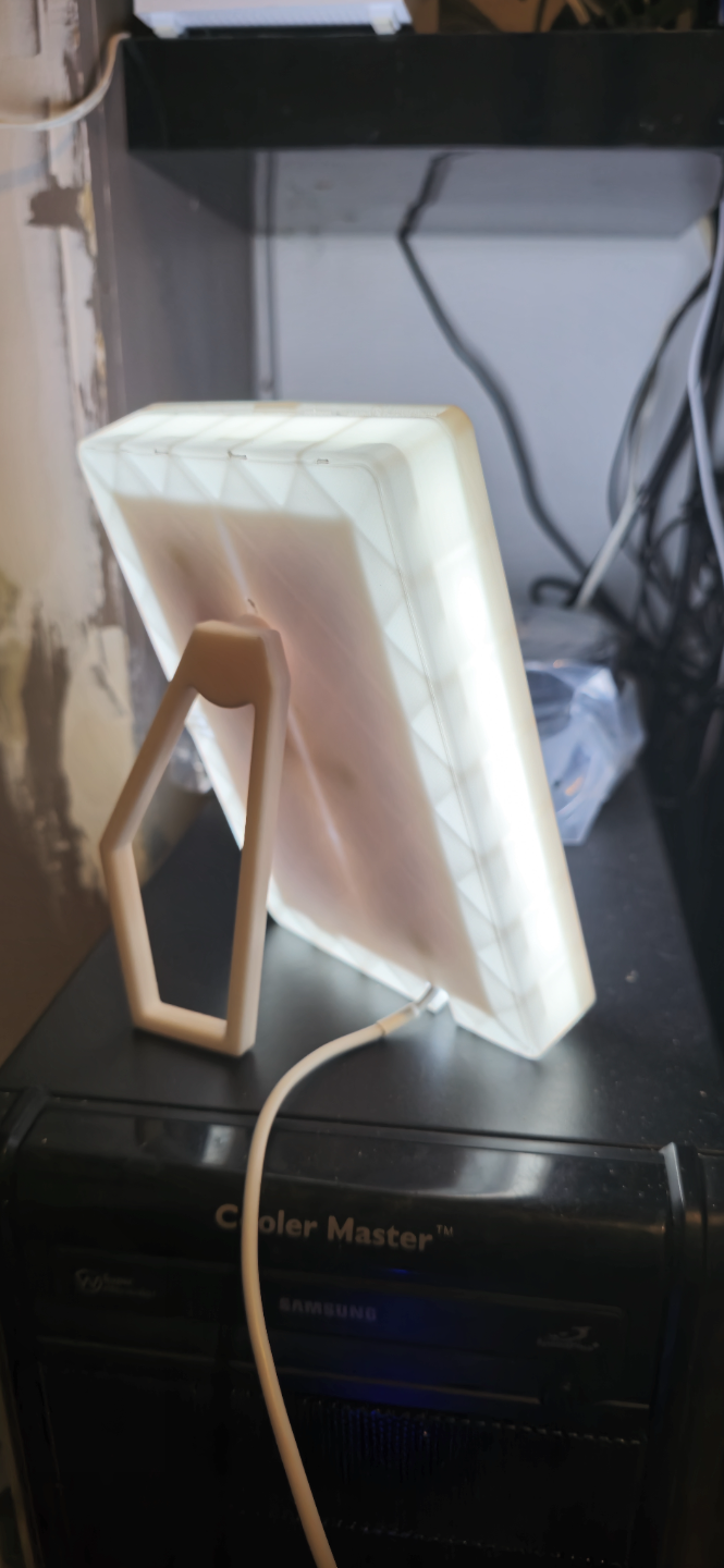 Lithophane photo and frame