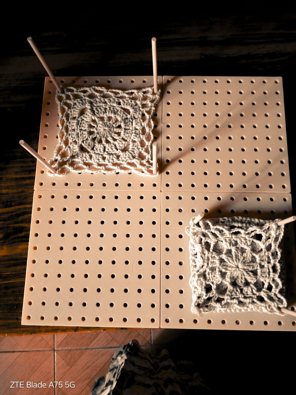 Tabla de bloqueo para ganchillo (granny squares)