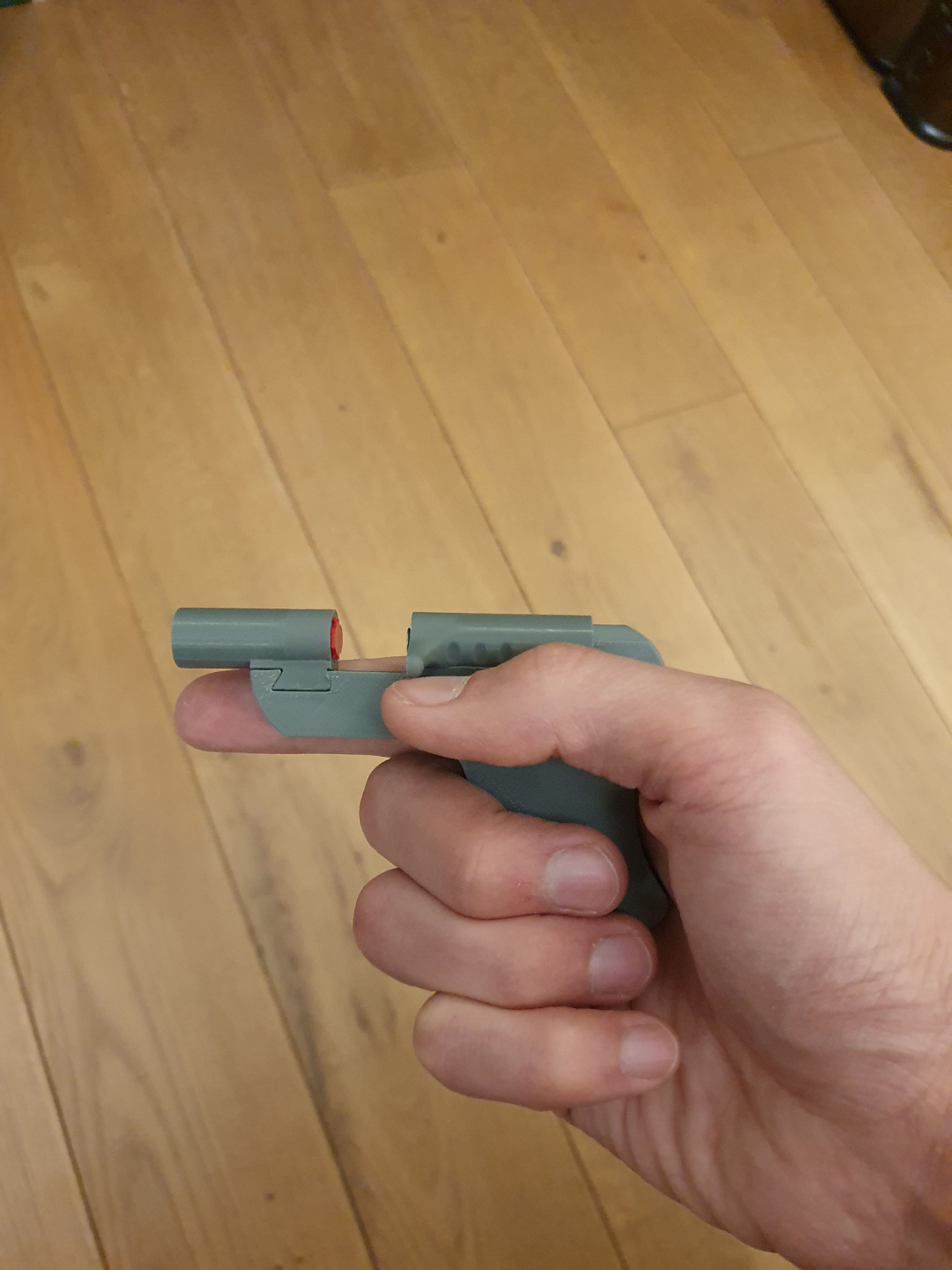Simplest toy cap gun