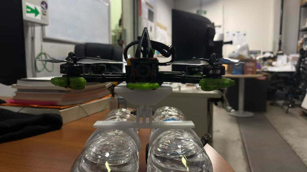 FPV Drone Launch Pad with Water Bottle Ballast