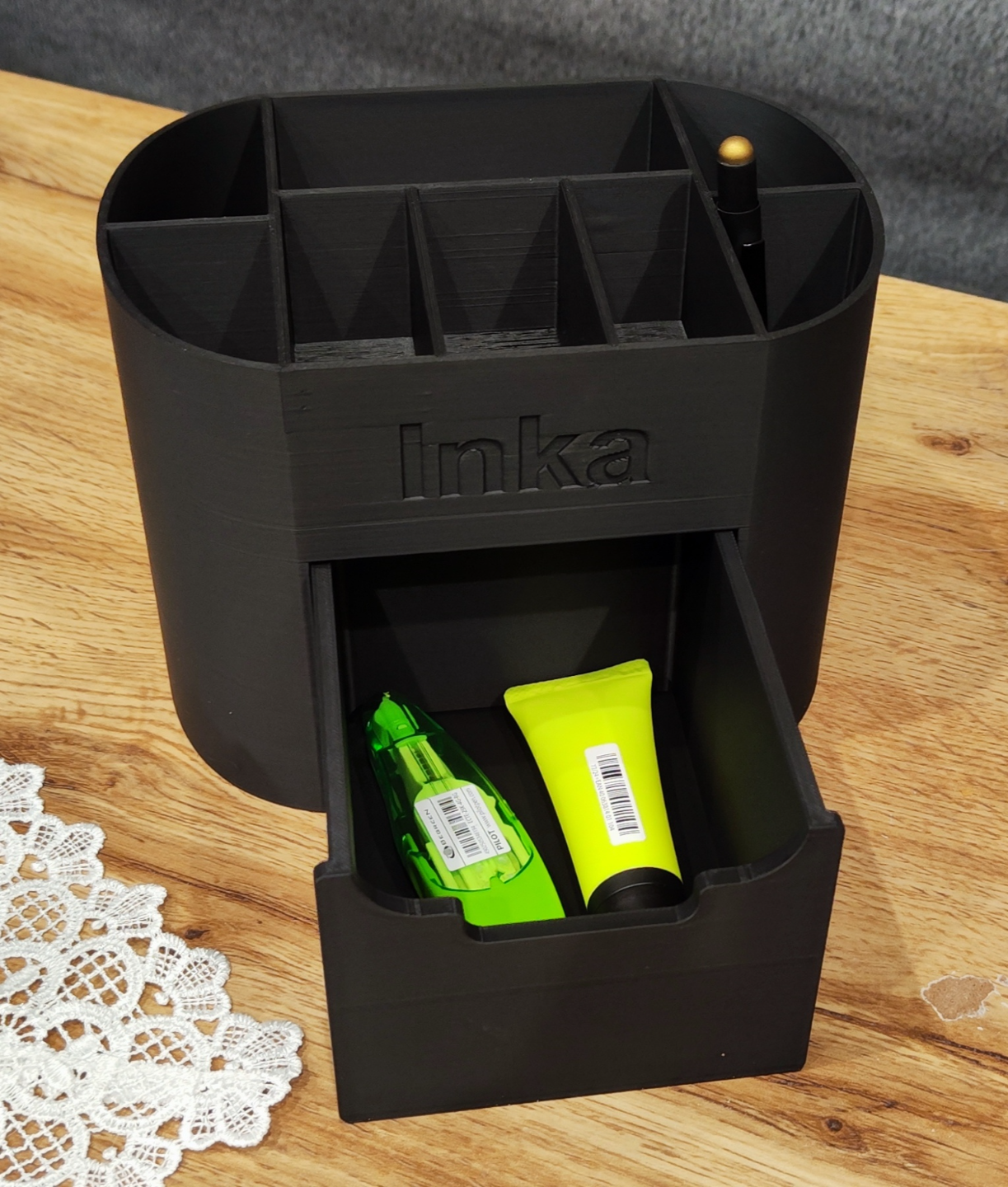 Pen Holder with drawer