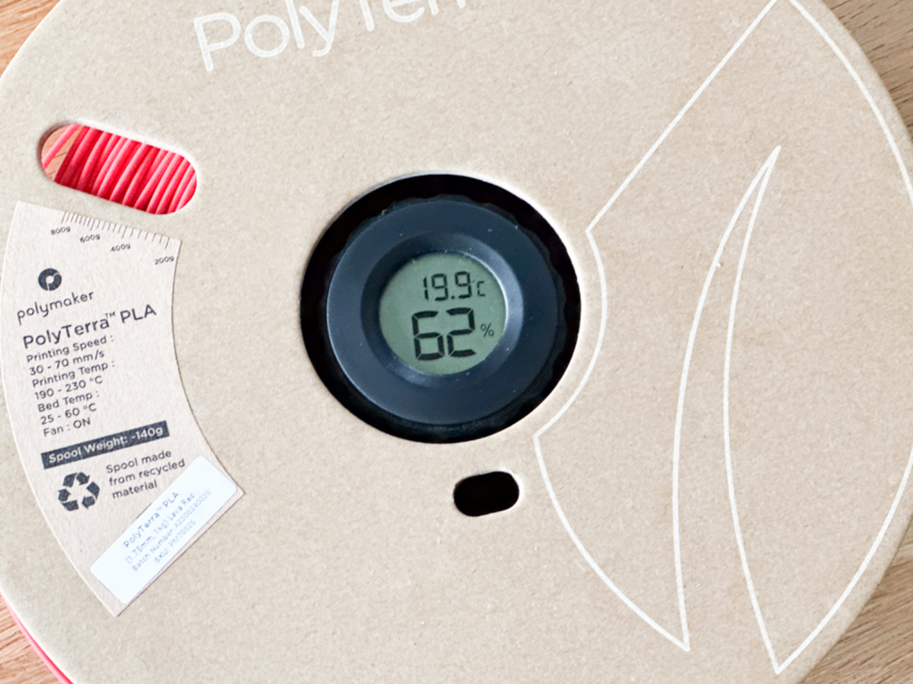 Silica Gel Spool Container + Hygrometer Cap