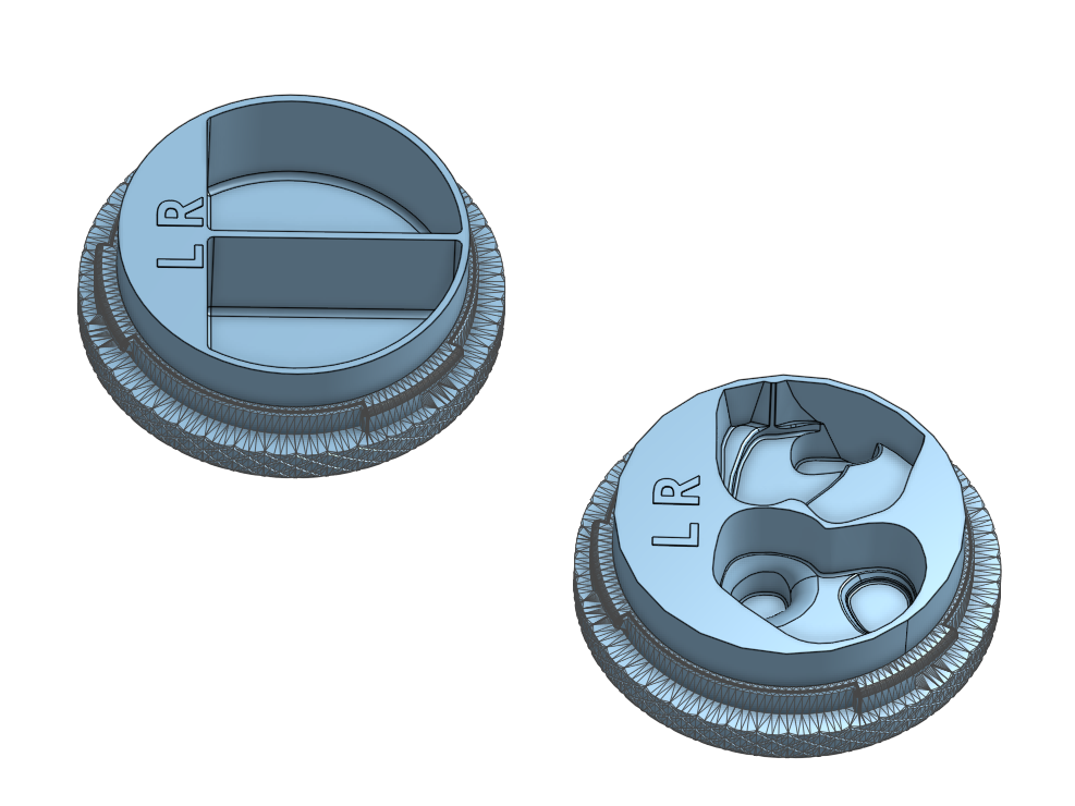 Earplug case twist lock | No supports