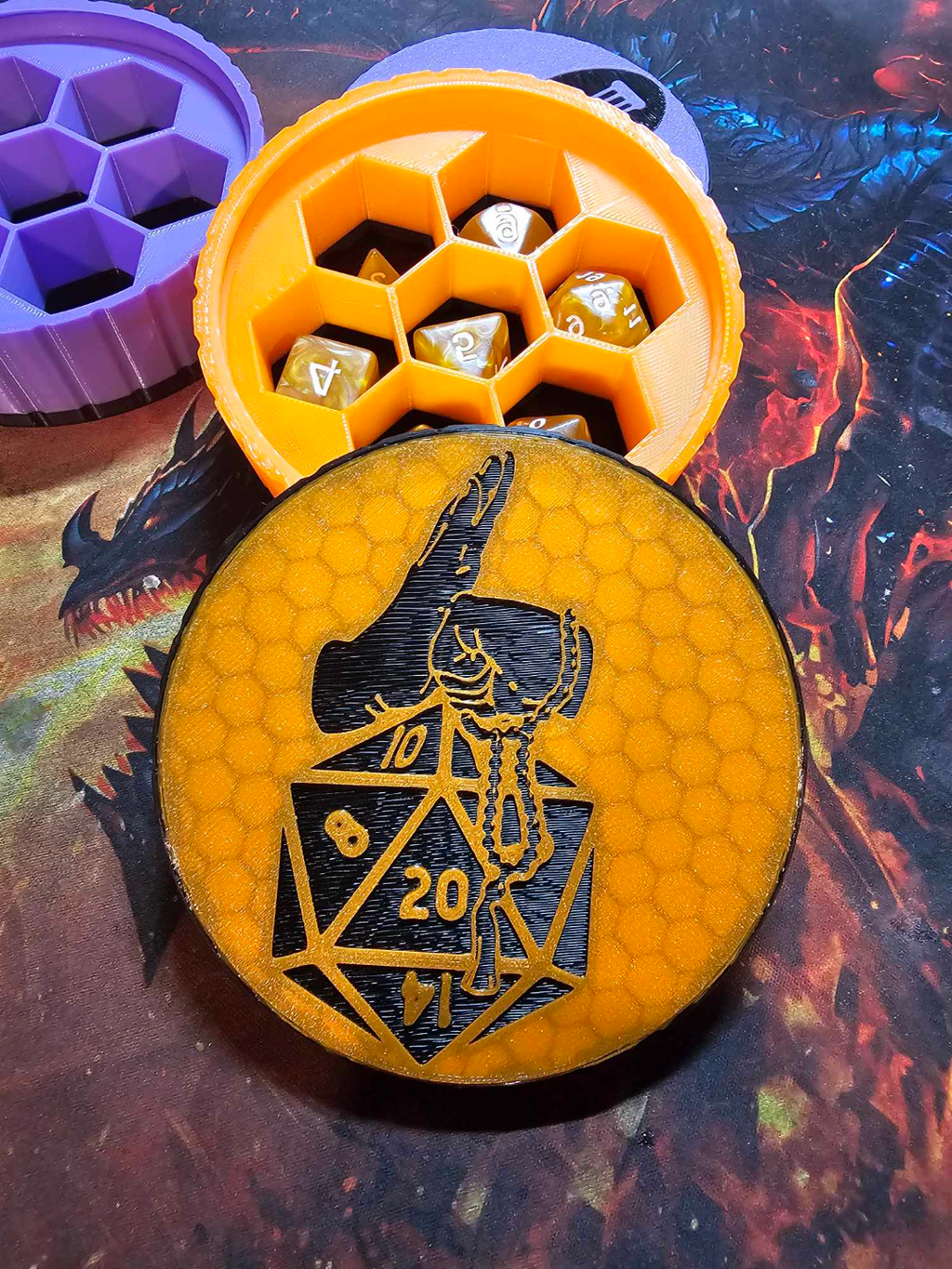 Monk's Sanctuary Dice Box with screw top lid
