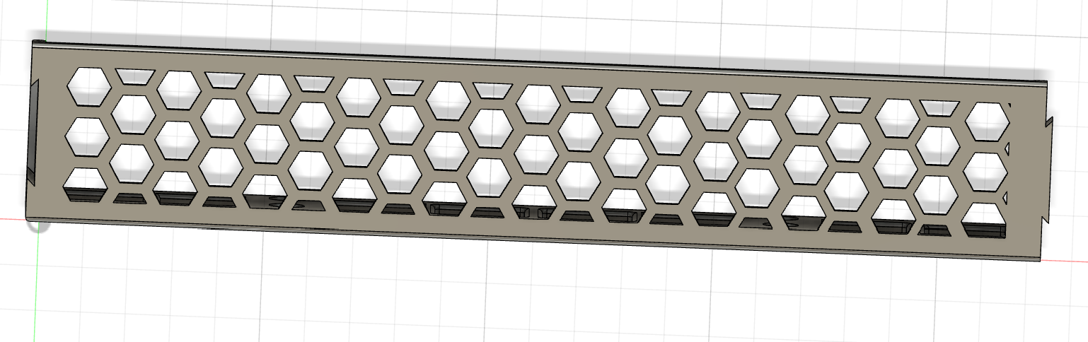 Modular mini Hexagonal Shelf