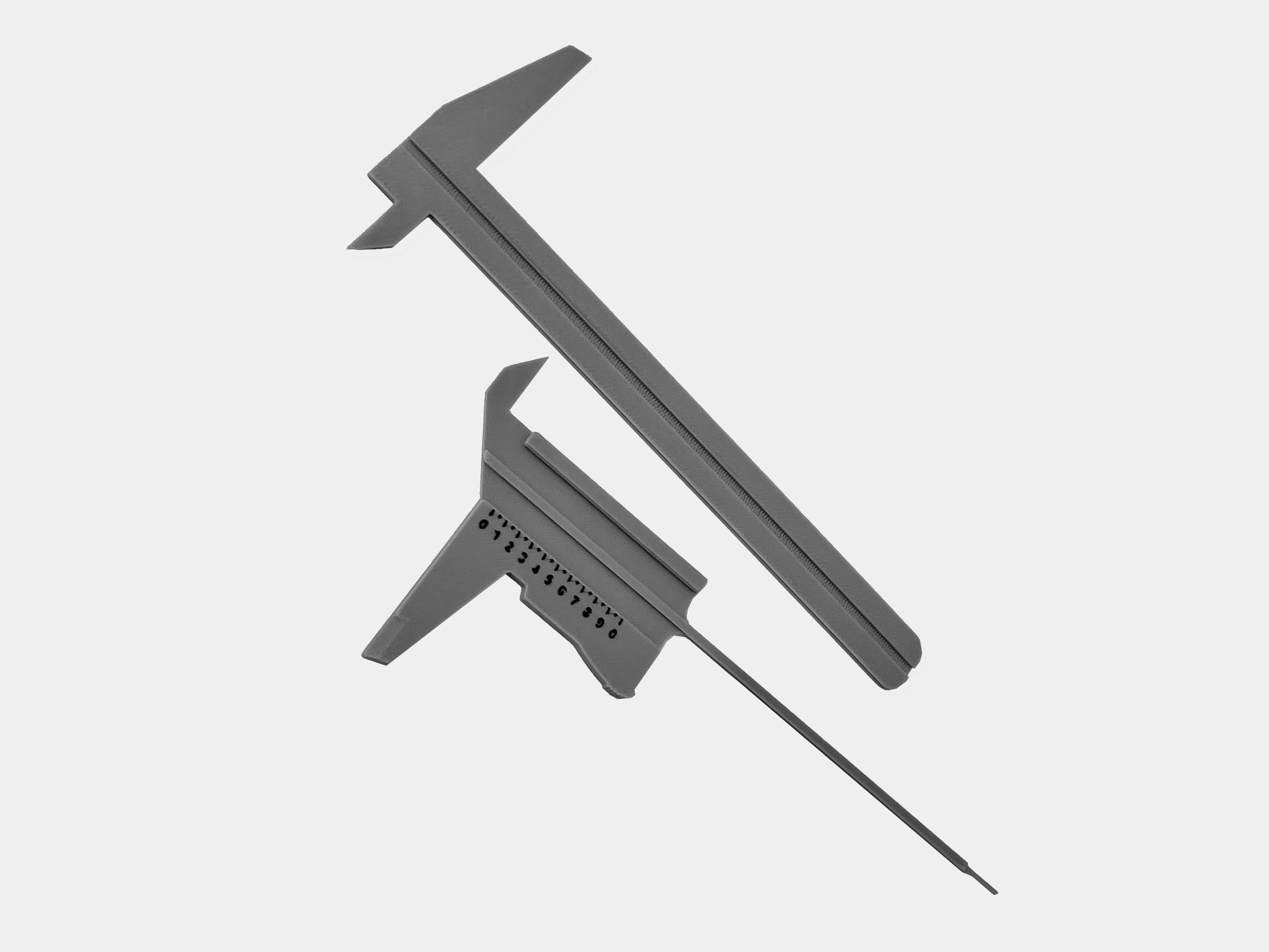 V2 3D Printed Caliper – Now with Depth Rod Slot