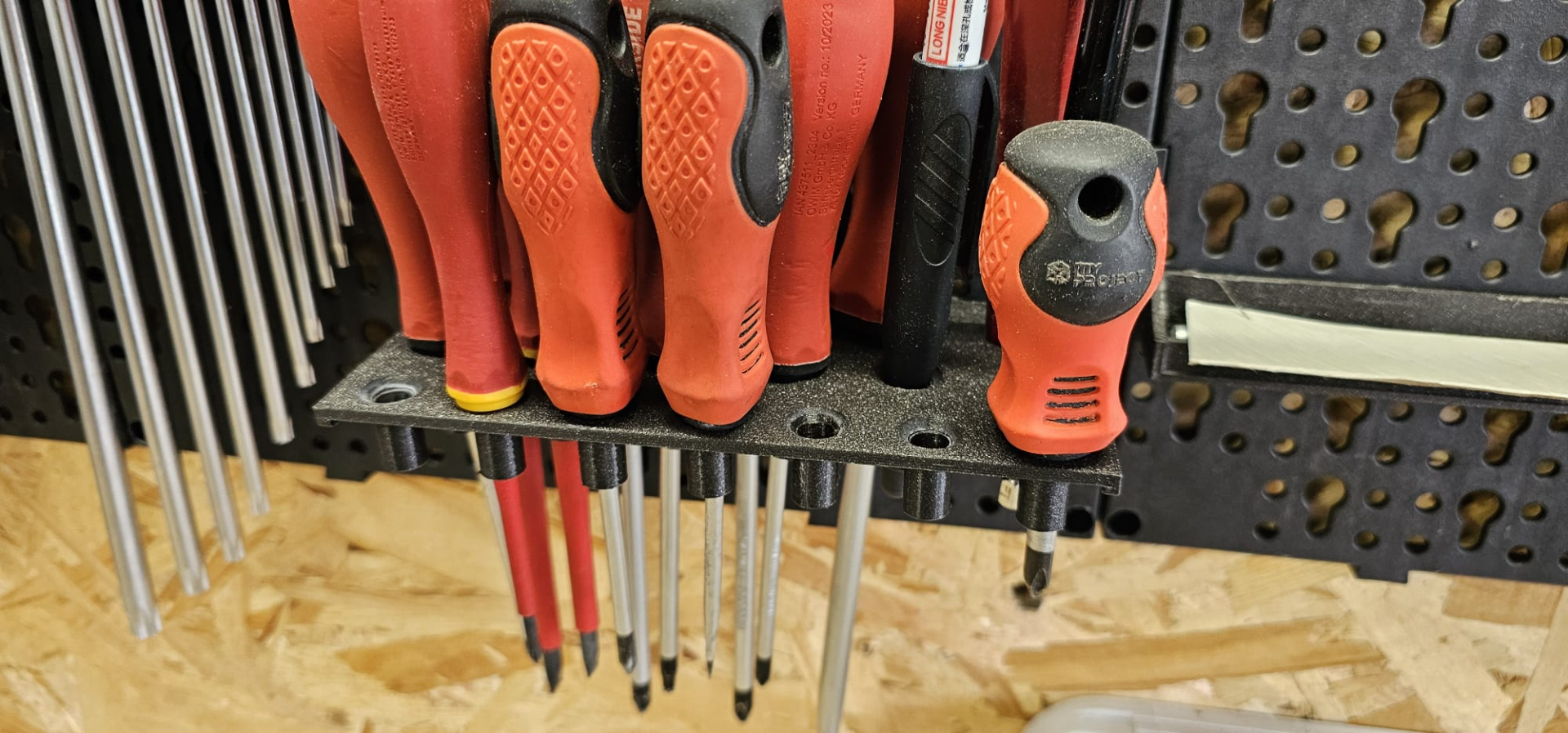 Parkside(Lidl) pegboard attachments