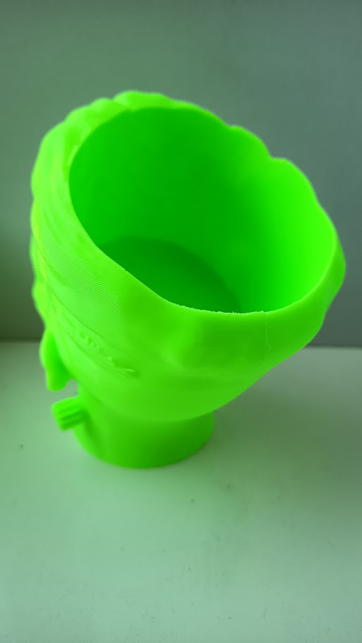 Green Franky head container